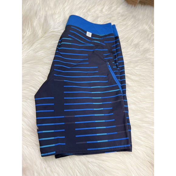 Adidas Mens Swim Shorts Melbour Tech CL HA0366 Blue Inseam 8" Size 32 - Picture 9 of 9